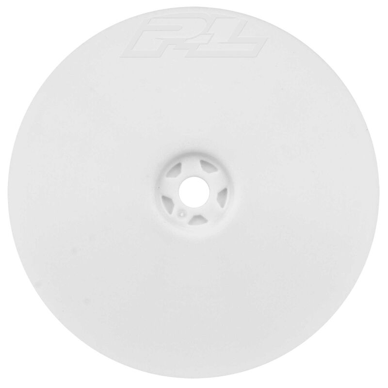 1/10 Velocity 4WD Front 2.2" 12mm Buggy Whls (2) Wht: XB4 and 22X-4