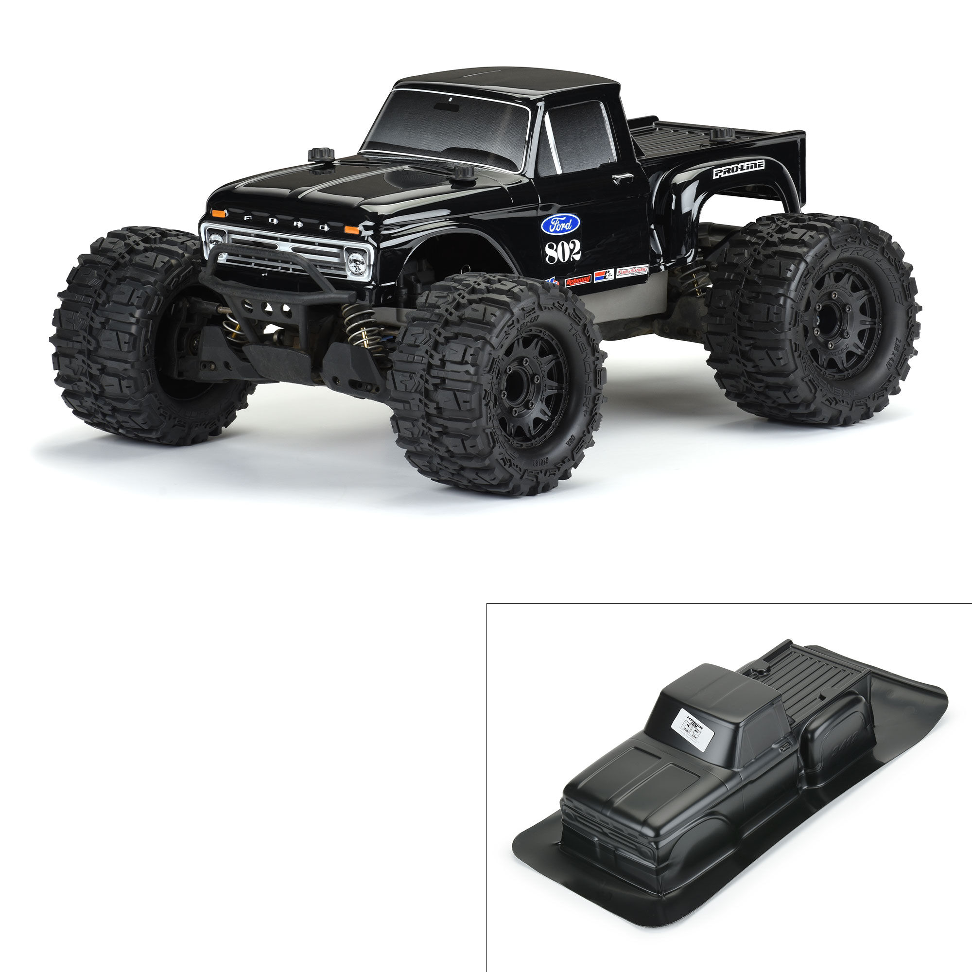 Traxxas stampede ford body top