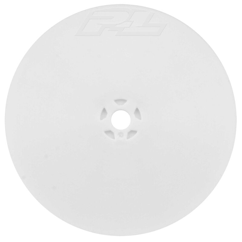 1/10 Velocity 4WD Front 2.2" 12mm Buggy Wheels (2) White: AE B74