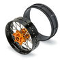 1/4 Pro-Spec Aluminum V2 Bead Front Wheel Black/Gold (1): Promoto-SM