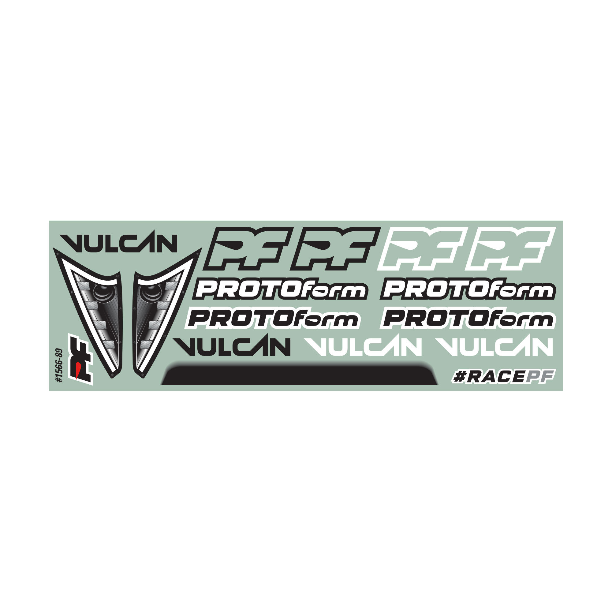 PROTOform 1 10 Vulcan Regular Weight Clear Body 235mm Pan Car Pro 10 Pro Line