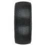 1/8 Convict S3 Front/Rear Buggy Tires Mounted 17mm White Wheels (2)