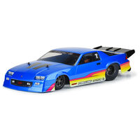 1/10 Pre-Painted/Cut 1985 Chevy Camaro IROC-Z Blue Body: 22S Drag Car