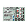 PROTOform Team Decals, Red, Black, White
