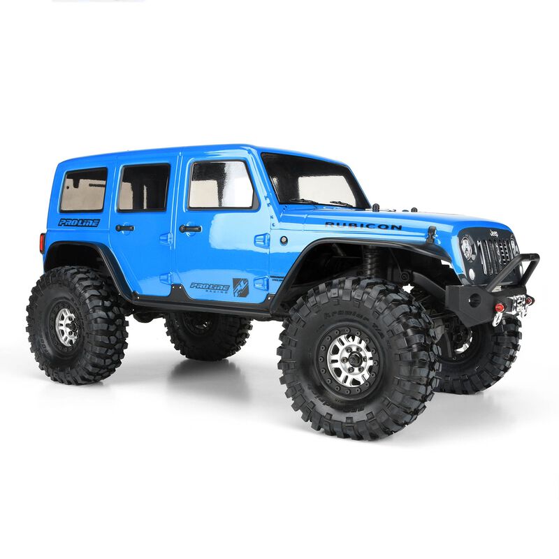 1/10 Jeep Wrangler Unlimited Rubicon Clr Body 12.8" WB TRX-4