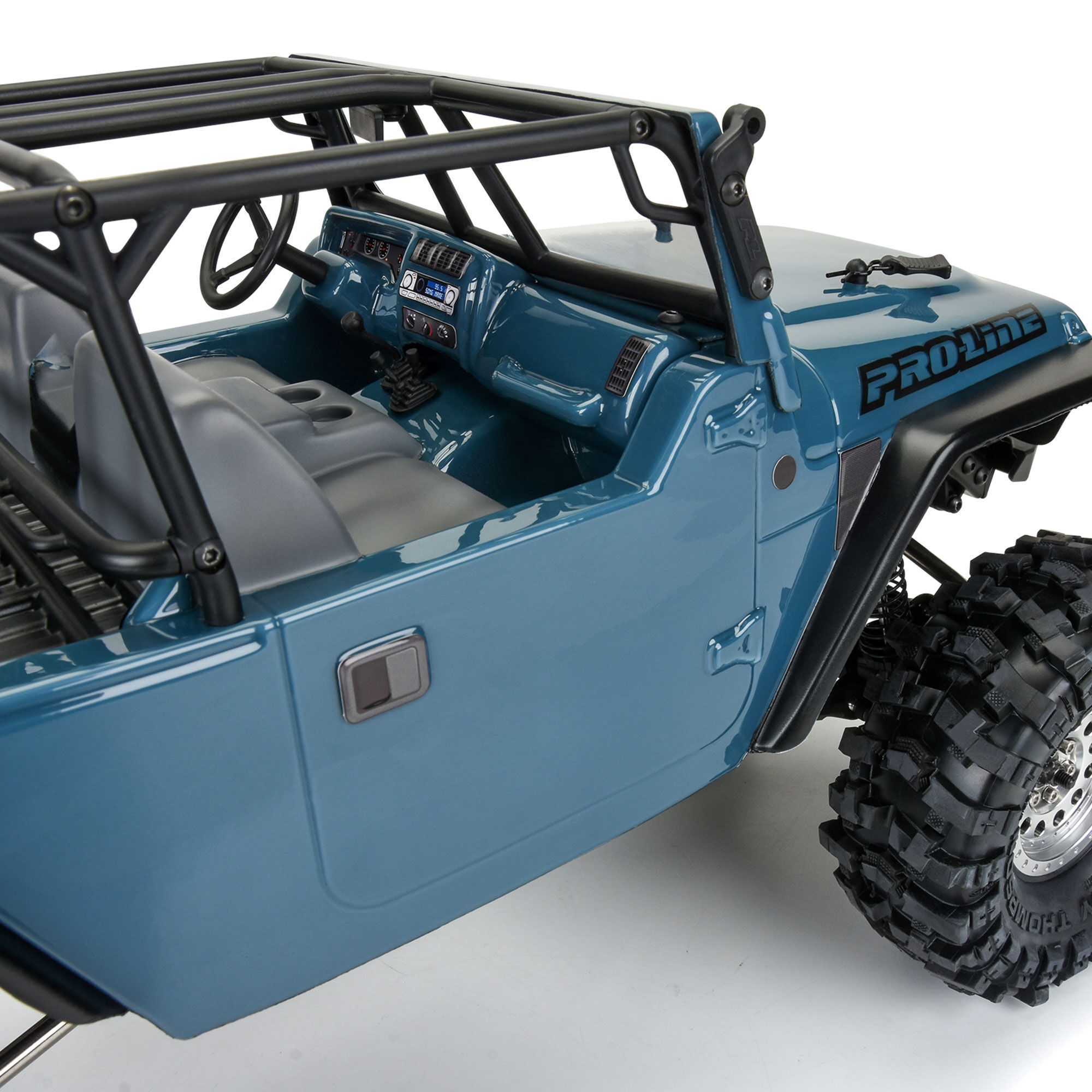 Pro-Line Racing 1/10 2004 Jeep LJ Clear Body/Trail Cage 12.3 Pro-Line Racing 1/10 2004 Jeep LJ Clear Body/Trail Cage 12.3