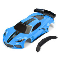 1/7 Chevrolet Corvette C8 Painted Body (Rapid Blue): Felony