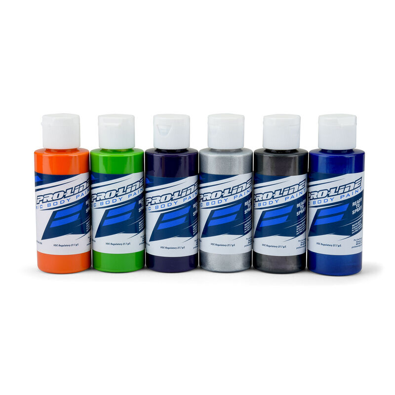 Primary set 5 colors + reducer Airbrush ready water-based paint.