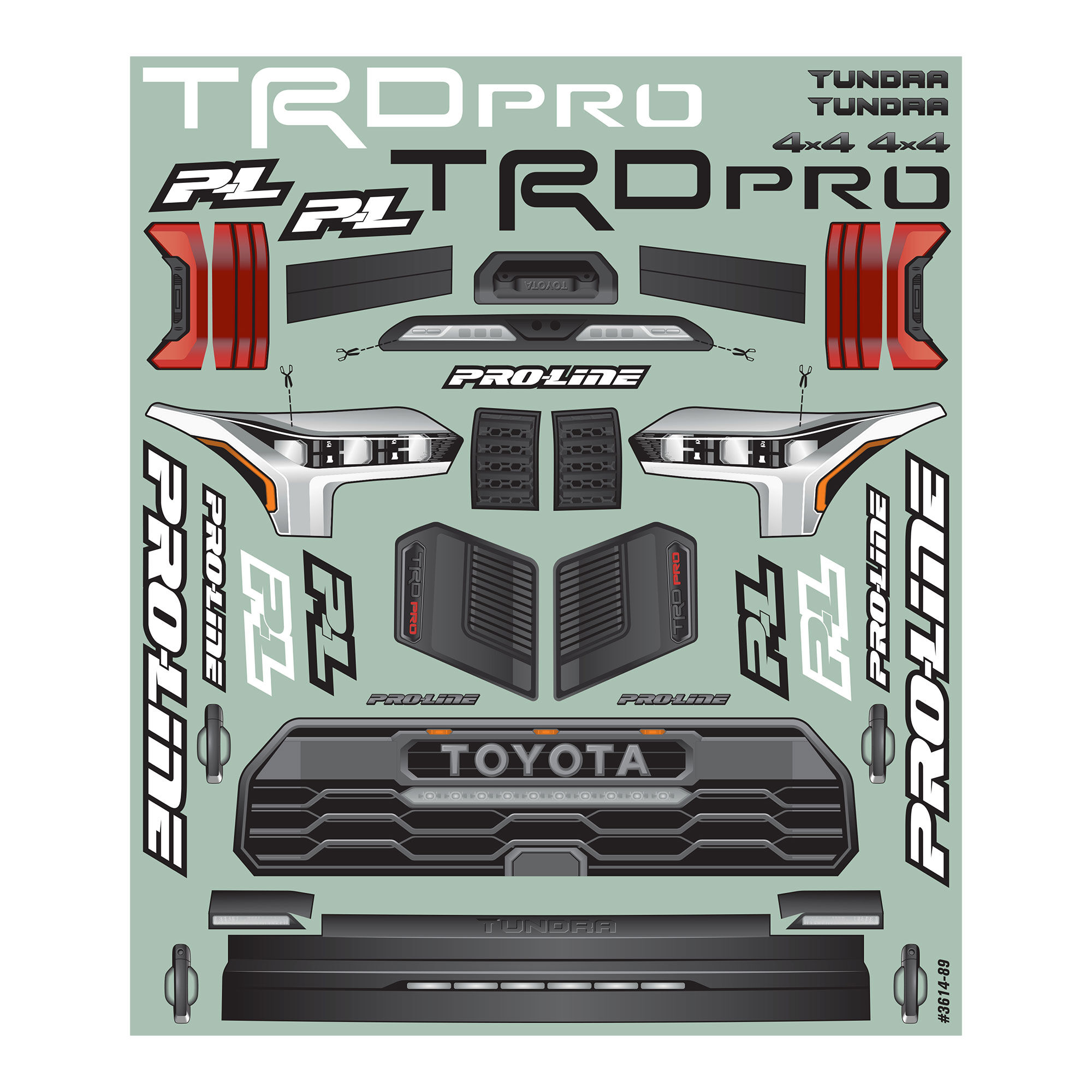 Proline toyota tundra shop body