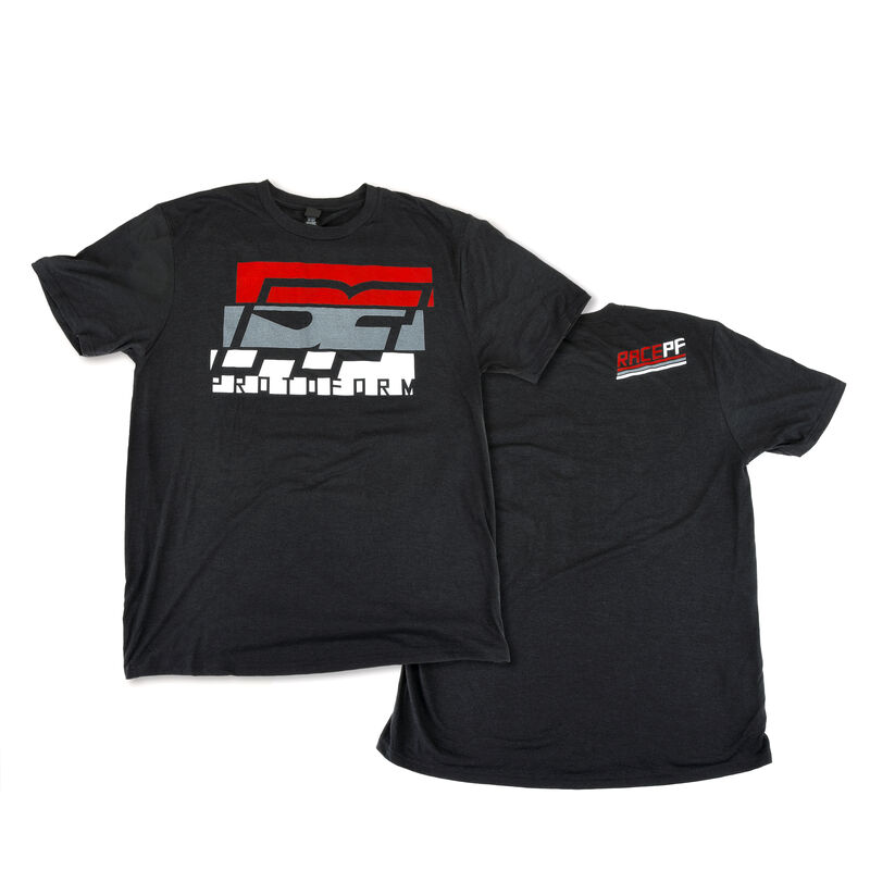 PF Slice Black Tri-Blend T-Shirt, Small
