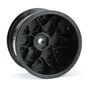 1/10 Showtime Rear 2.2" 12mm Sprint Car Wheels (2) Black