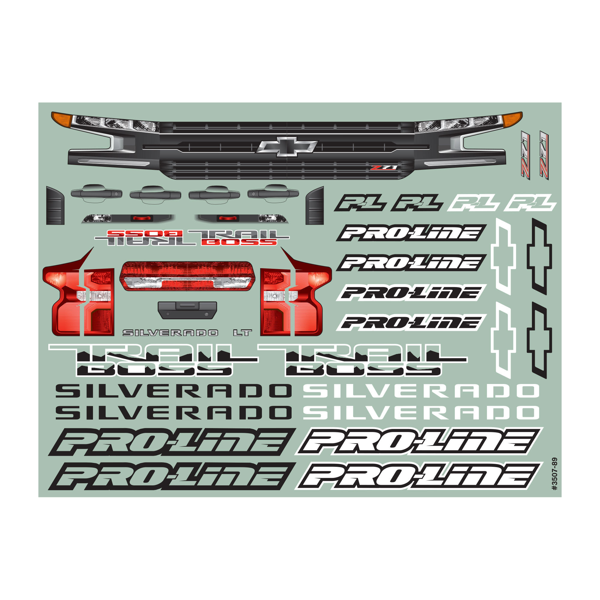 Pro Line Racing 1 5 Pre Cut 2019 Chevy Silverado Z71 Trail Boss Clear Body X MAXX Pro Line
