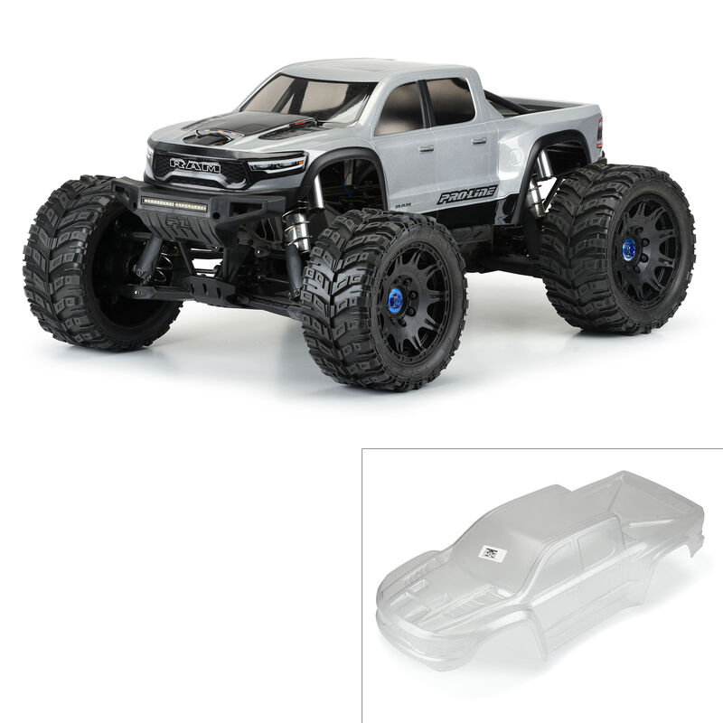 1/5 Pre-Cut 2021 Ram 1500 Clear Body: X-MAXX