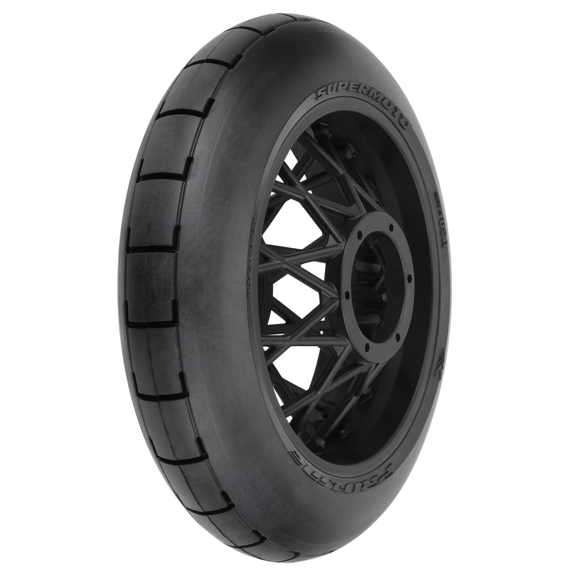 Pro Line Racing 1 4 Supermoto S3 Motorcycle Rear Tire MTD Black 1