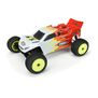 1/18 Hole Shot Front/Rear Mini-T Tires Mounted 8mm Yellow Wheels (2)