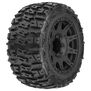 1/8 Trencher LP F/R 3.8" MT Tires Mounted 17mm Black Raid (2)