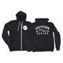 PF Bona Fide Black Zip-Up Hoodie, 2XL
