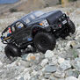 1/10 Denali Front/Rear 1.9" 12mm Rock Crawler Wheels (2) Black/Black