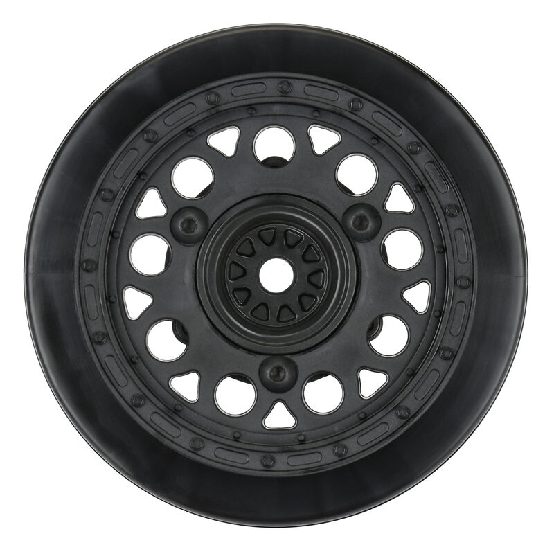 1/10 Showtime 2.2"/3.0" 12mm & 14mm SC Dirt Oval Wheels (2) Black