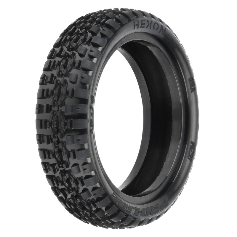 1/10 Hexon CR3 2WD Front 2.2" Carpet Buggy Tires (2)