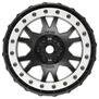 1/5 Impulse Pro-Loc Front/Rear 24mm X-MAXX Wheels (2) Black/Gray