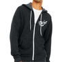 Pro-Line Wings Gray Zip-Up Hoodie, Small