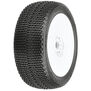 1/8 Buck Shot S3 Front/Rear Buggy Tires Mounted 17mm White (2)