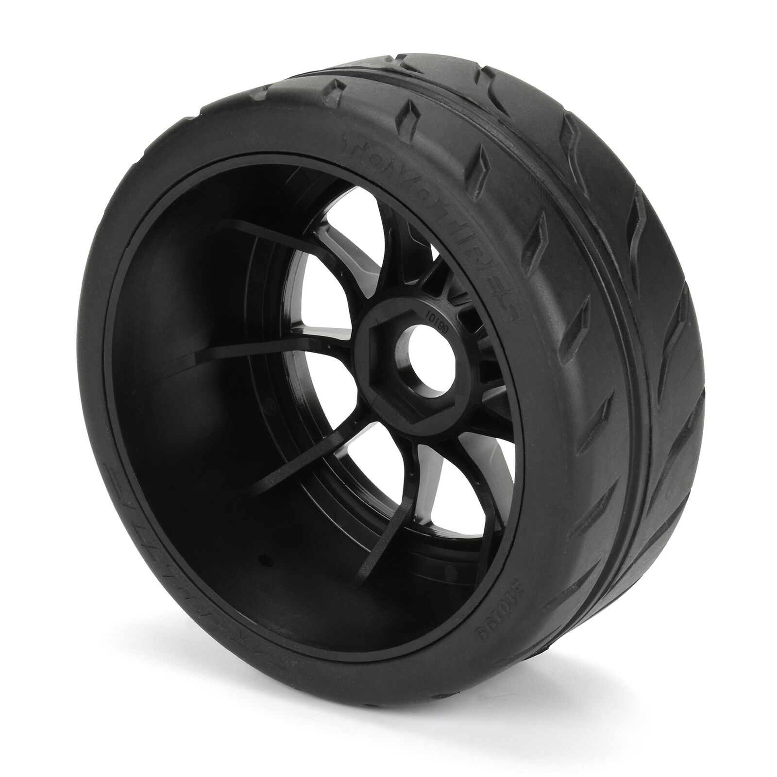 1/7 Toyo Proxes R888R S3 Front & Rear 53/107 2.9″ BELTED MTD 17mm