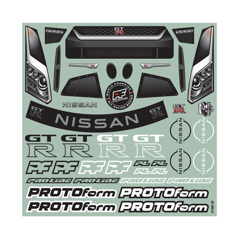 PROTOform - Pro-line Racing 1/10 Nissan GT-R R35 Clear Body: Losi
