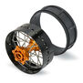 1/4 Pro-Spec Aluminum V2 Bead Rear Wheel Black/Gold (1): Promoto-SM