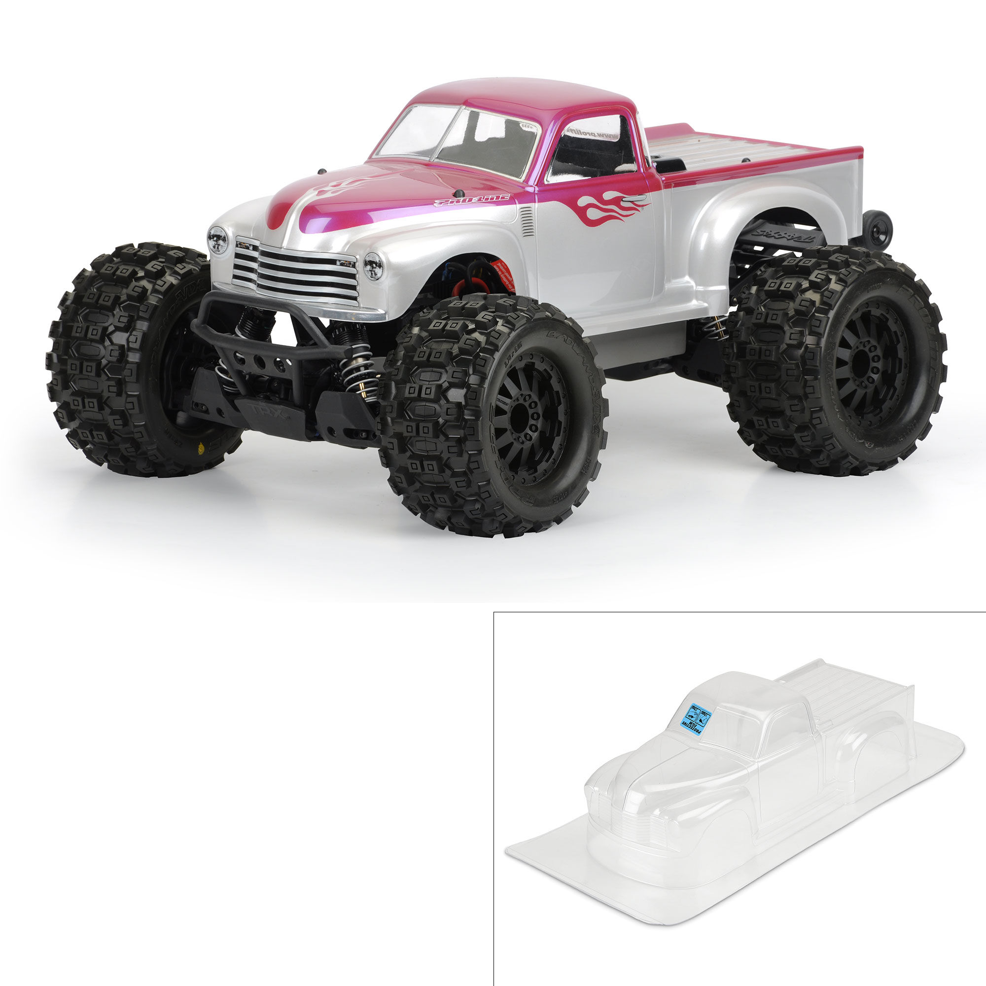 Pro Line Racing 1 10 Early 50 s Chevy Clear Body Stampede