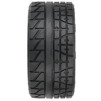 1/6 Menace HP BELTED Fr/Rr 5.7" MT Tires Mounted 24mm Blk Raid (2)
