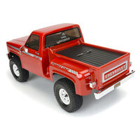 1982 Chevy K-10 Clear Body Set with Scale Molded Accesories