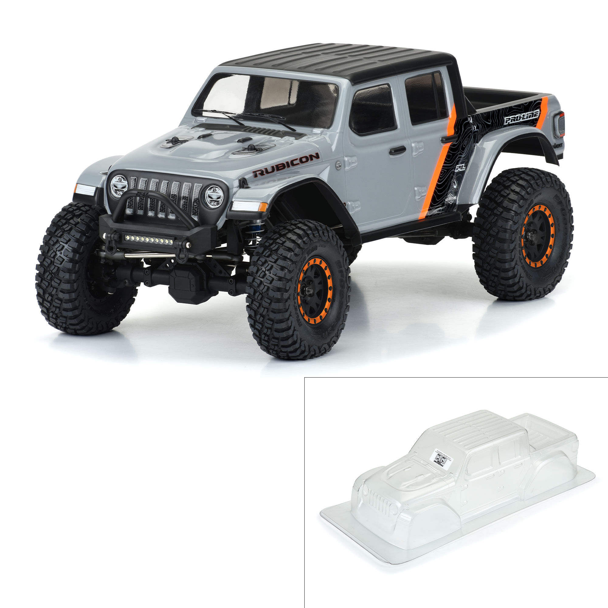 Pro Line Racing 1 10 2020 Jeep Gladiator Clear Body 12.3