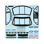 1/12 Pre-Cut 1990 Chevy Lumina Clear Body: Losi NASCAR