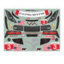 1/8 Chevrolet Corvette C7.R Clear Body: 1:8 GT (Long Wheelbase)