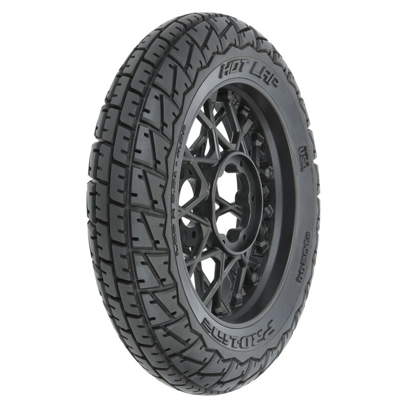 1/4 Hot Lap MX S3 Front Tire MTD Black Supermoto Wheel: Promoto-MX/SM
