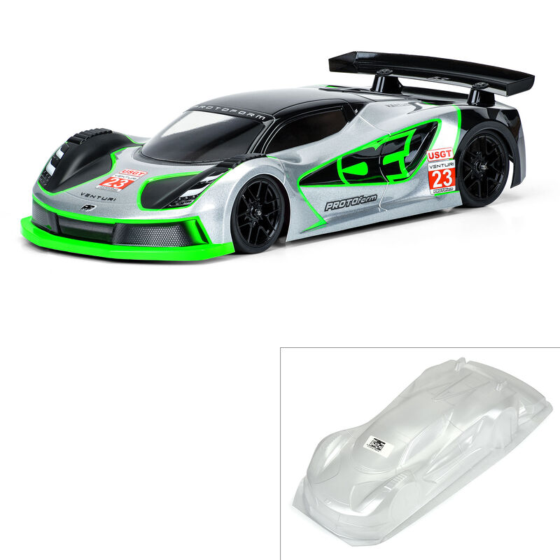 1/10 Venturi GT Clear Body: 190mm Touring Car