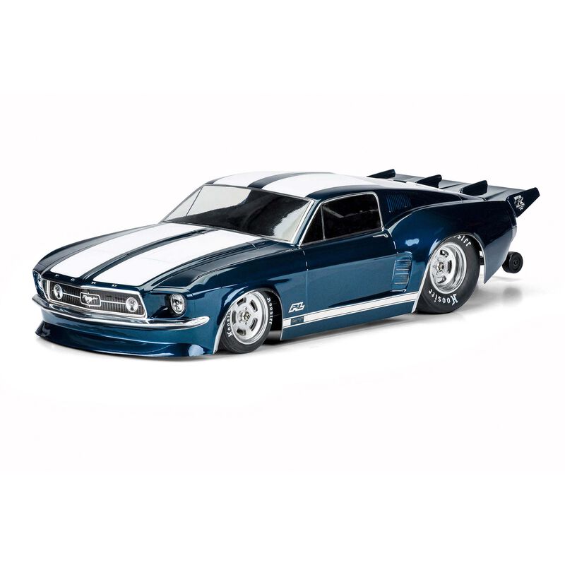 1/10 1967 Ford Mustang Clear Body: Drag Car