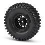 1/10 Hyrax Predator F/R 1.9" Mounted 12mm Blk/Slvr Impulse (2)