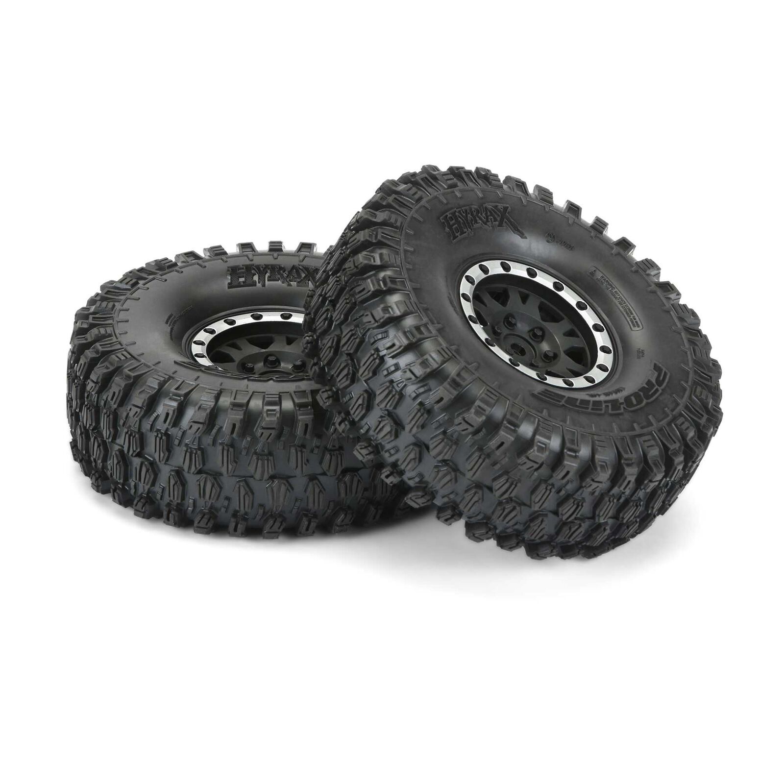 Pro-Line Racing PRO1012810 1/10 Hyrax G8 F/R 1.9" Crawler Tyres Mounted