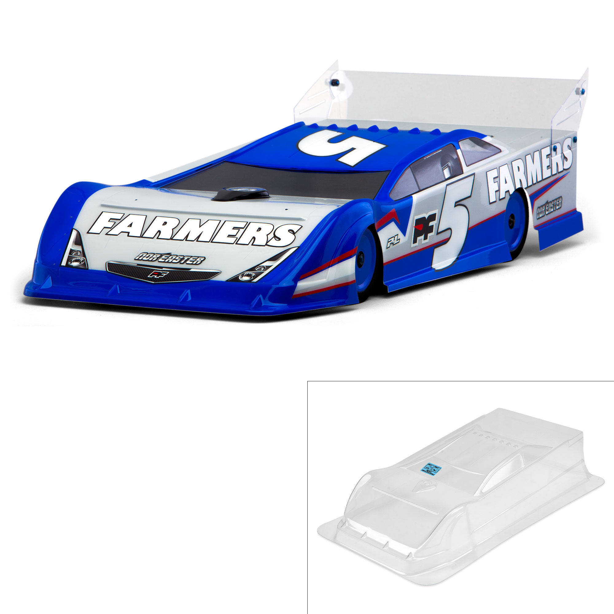 PROTOform 1 10 Nor easter Clear Body Dirt Oval Late Model Pro Line