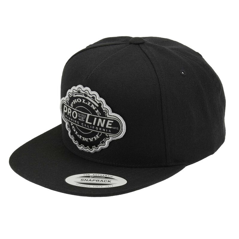 Pro-Line Manufactured Black Snapback Hat (One Size Fits Most)