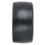 1/12 Goodyear Eagle Soft Tire F/R MTD Gray Wheels (4): Losi NASCAR