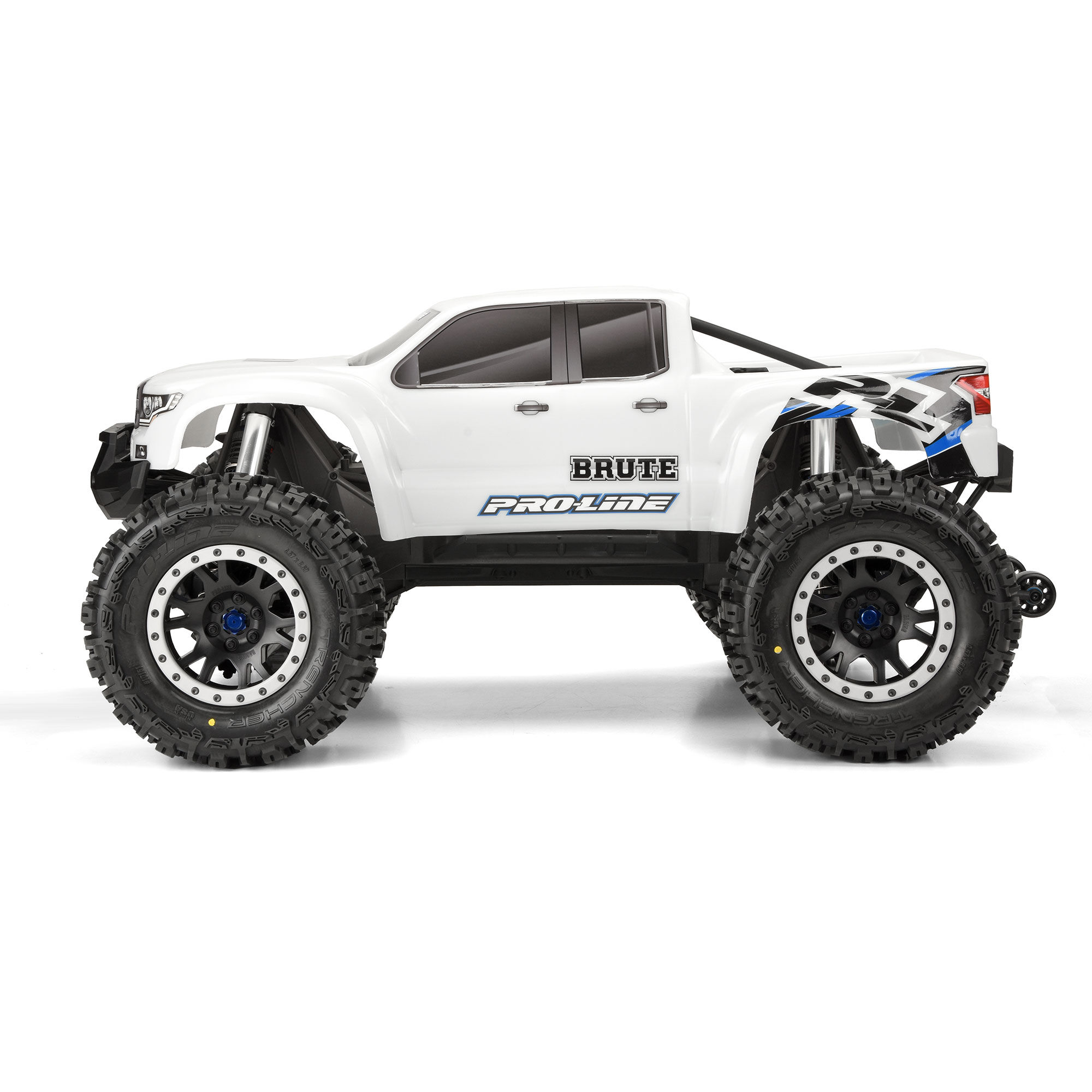 Pro Line Racing 1 5 Pre Cut Brute Bash Armor White Body X MAXX