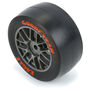 1/12 Goodyear Eagle Option Tire F/R MTD Gray Wheels (4): Losi NASCAR