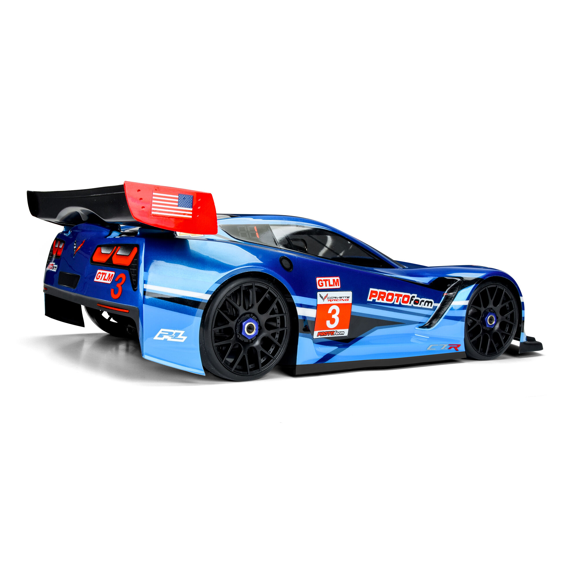 PROTOform 1/8 Chevrolet Corvette C7.R Clear Body: 1:8 GT