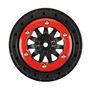 1/10 ProTrac F-11 Front/Rear 2.2"/3.0" 12mm SC Wheels (2) Red/Blk