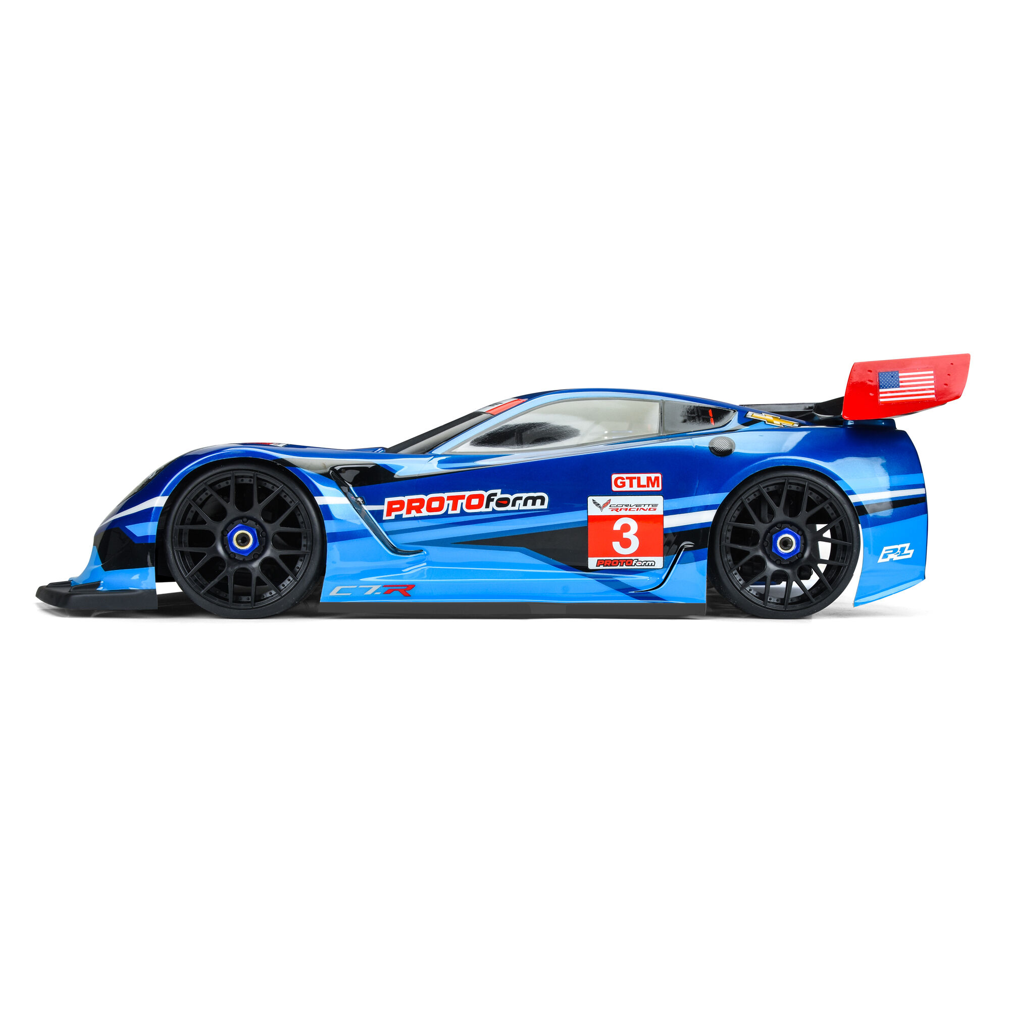 1/8】シボレーコルベットC7-Rのボディ （オートアート】1/18
