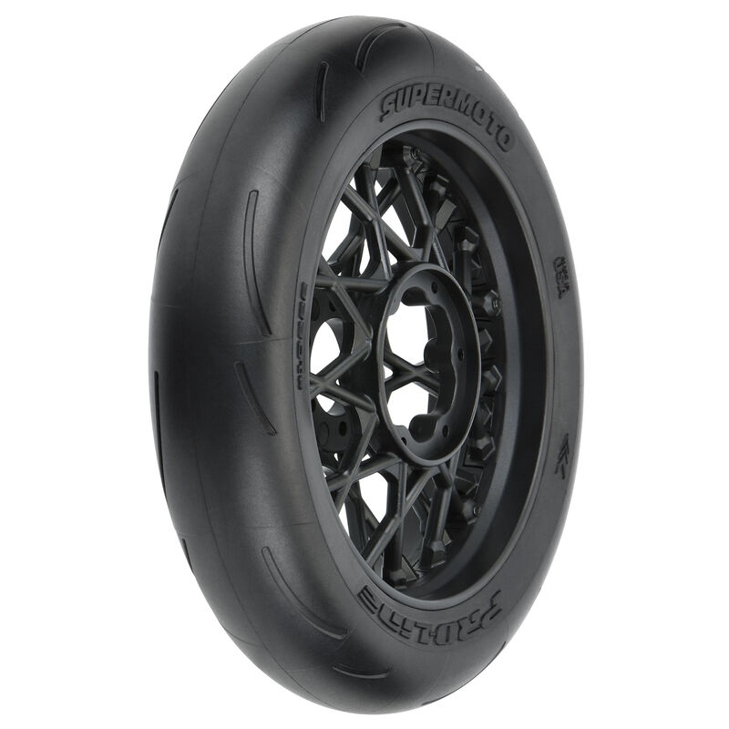 1/4 Supermoto S3 Motorcycle Front Tire MTD Black (1): Promoto-MX/SM